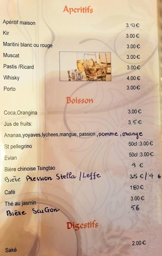Delices d Asie - Menu Image 2