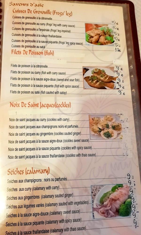 Delices d Asie - Menu Image 4